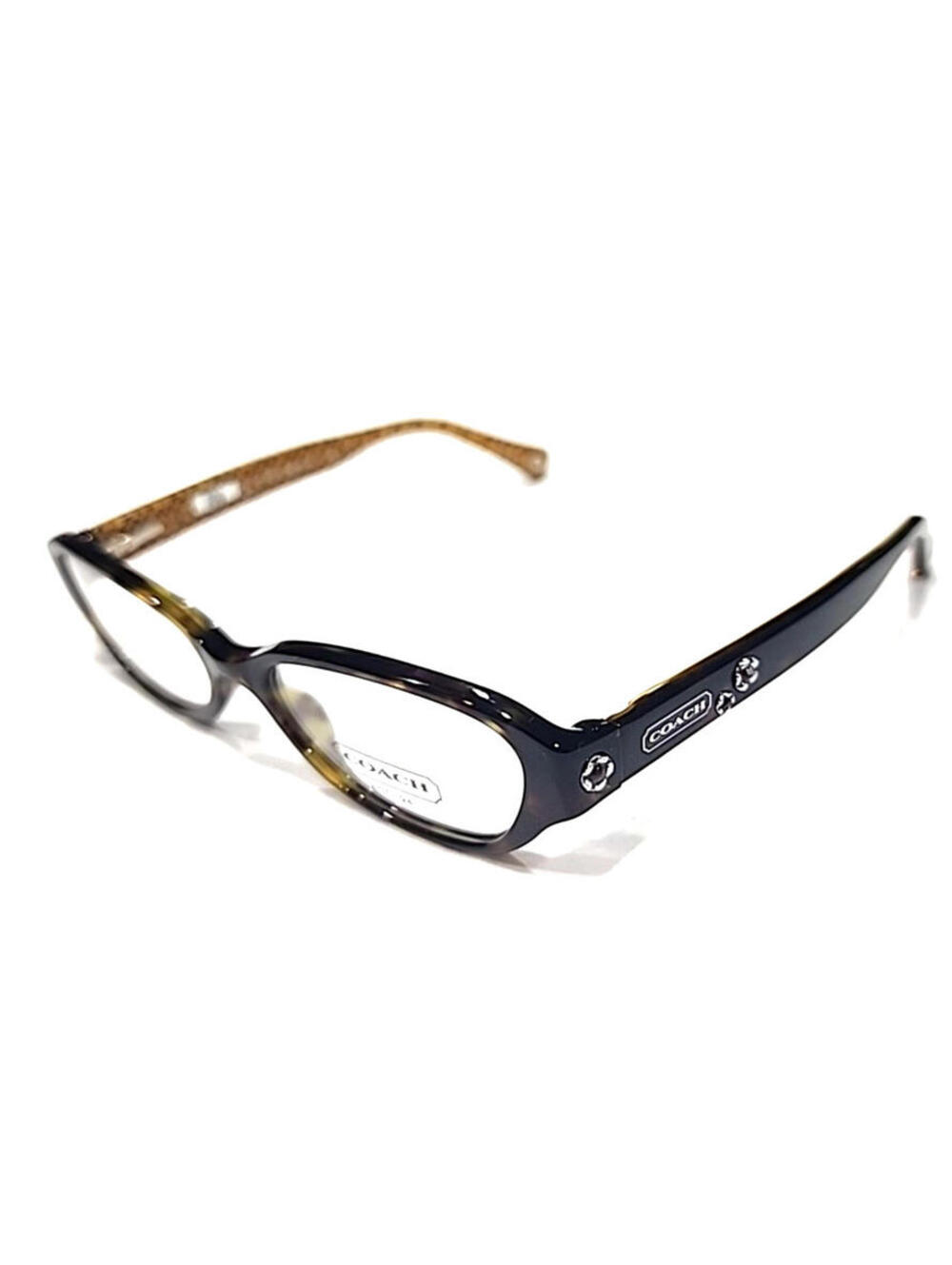 Coach HC6015 Delaney 5033 Small Tortoise Brown Eyeglasses 50-16 130 New